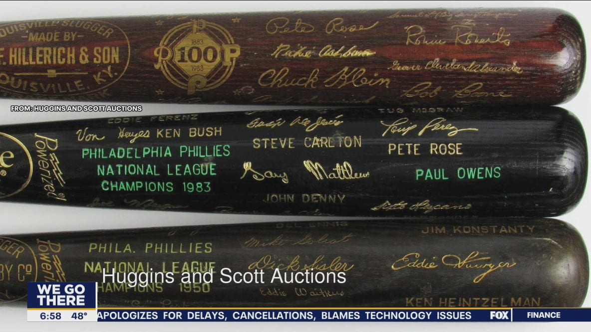 Historic Phillies memorabilia up for auction